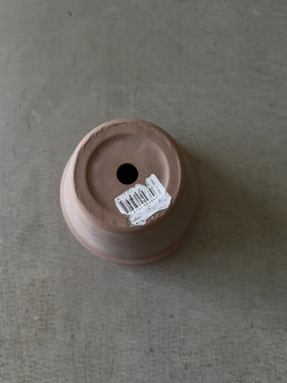 IKEA / Small Terracotta Planter / Taupe